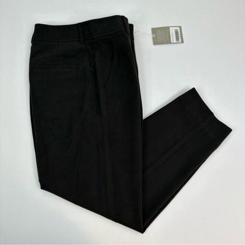 Everlane Way-High Taper Pant Black High Rise‎ Pleated Trousers Size 4 NEW - Picture 3 of 10